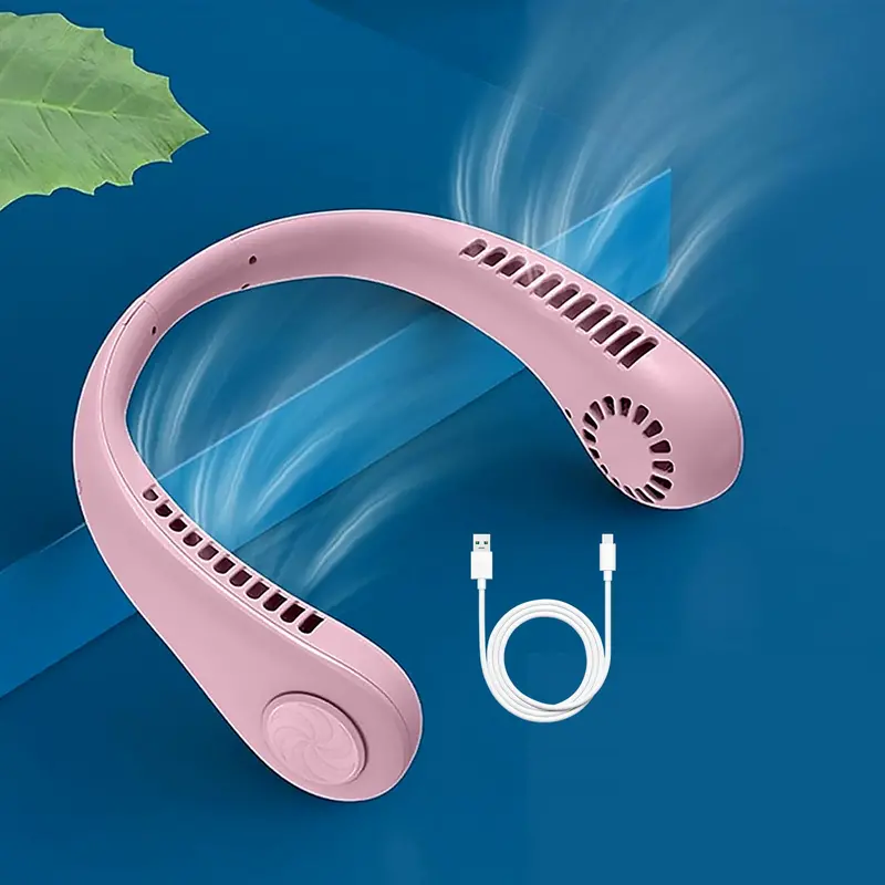 Hands-Free Neck Fan – Portable Bladeless Cooling Fan For Outdoor Activities And Holidays 1