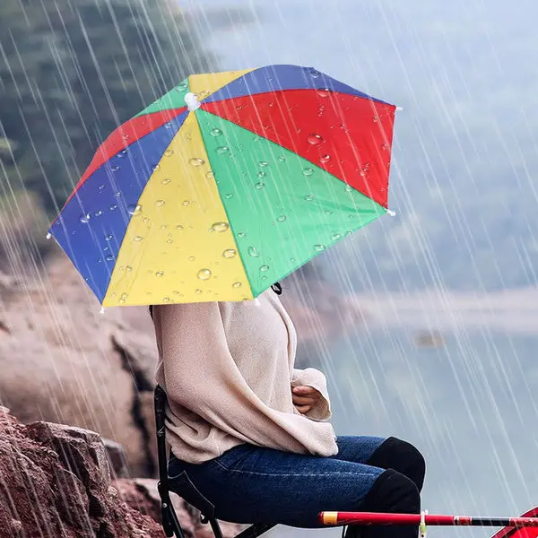 Hands-Free Sun & Rain Umbrella Hat – Portable Outdoor Protection 1