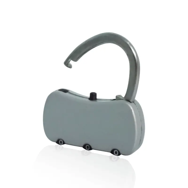 Heavy-Duty 3-Digit Combination Padlock – Round Resettable Luggage Lock In Vibrant Colors 1