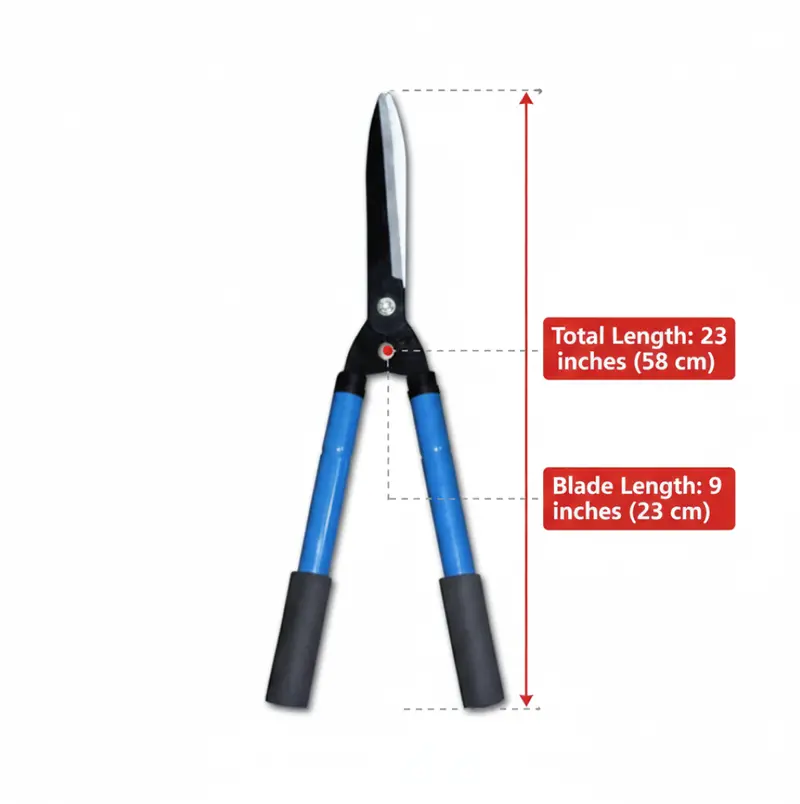 Heavy-Duty Adjustable Hedge Shears – Ergonomic Garden Scissors With Non-Slip Comfort Grip For Precision Trimming 1