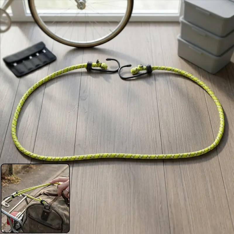 Heavy-Duty Elastic Bungee Cord – 90 Cm Luggage Tie-Down With Secure Hooks 1
