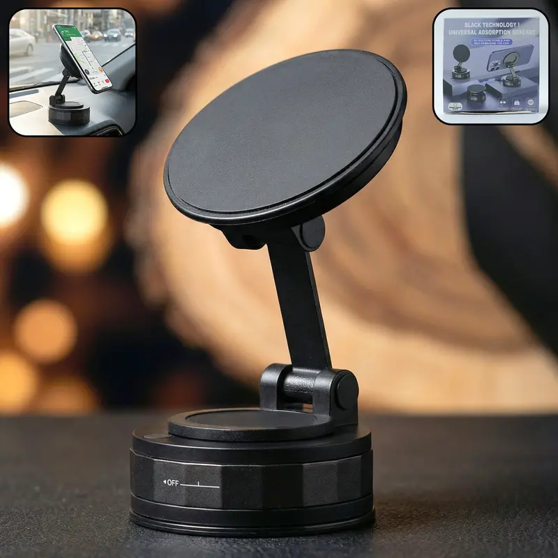 Heavy-Duty Magnetic Phone Mount – Adjustable Stand Design 1