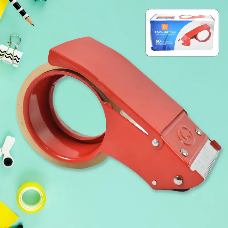 Heavy-Duty Metal Tape Dispenser – 60 Mm Manual Cutter For Packing Tape 1