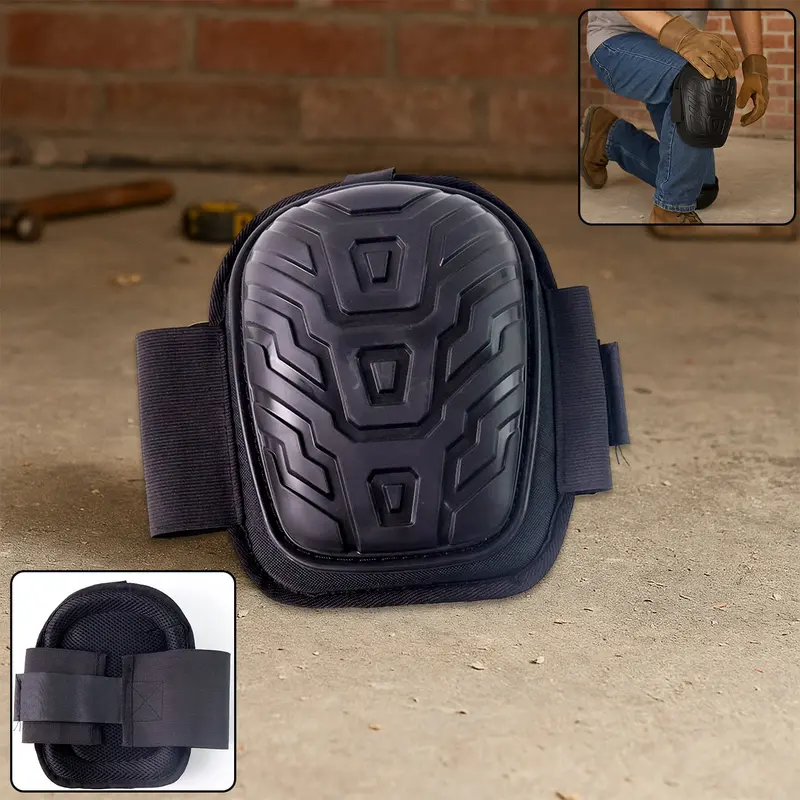 Heavy-Duty Protective Knee Pads – Shock-Absorbing Shell & Adjustable Straps 1