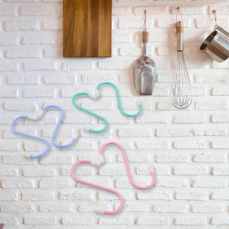 Heavy-Duty S-Shaped Metal Hooks – Pack Of 6 Rust-Resistant Hanging Hooks 1