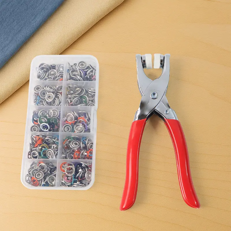 Heavy-Duty Snap Button Tool Kit – Professional Fastener Plier Set With Dies 1