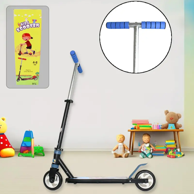 Height-Adjustable Kids’ Scooter – Foldable 2-Wheel Ride-On For Ages 4–8 1
