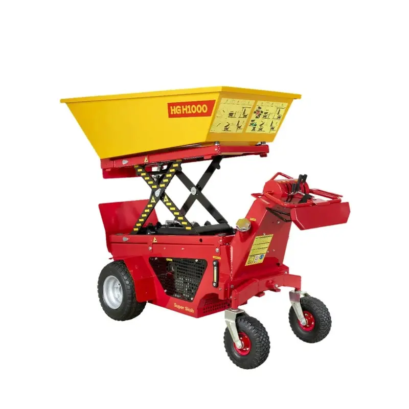 Hg Gas-Powered 1-Ton Mini Dumper – High-Tip Model 1