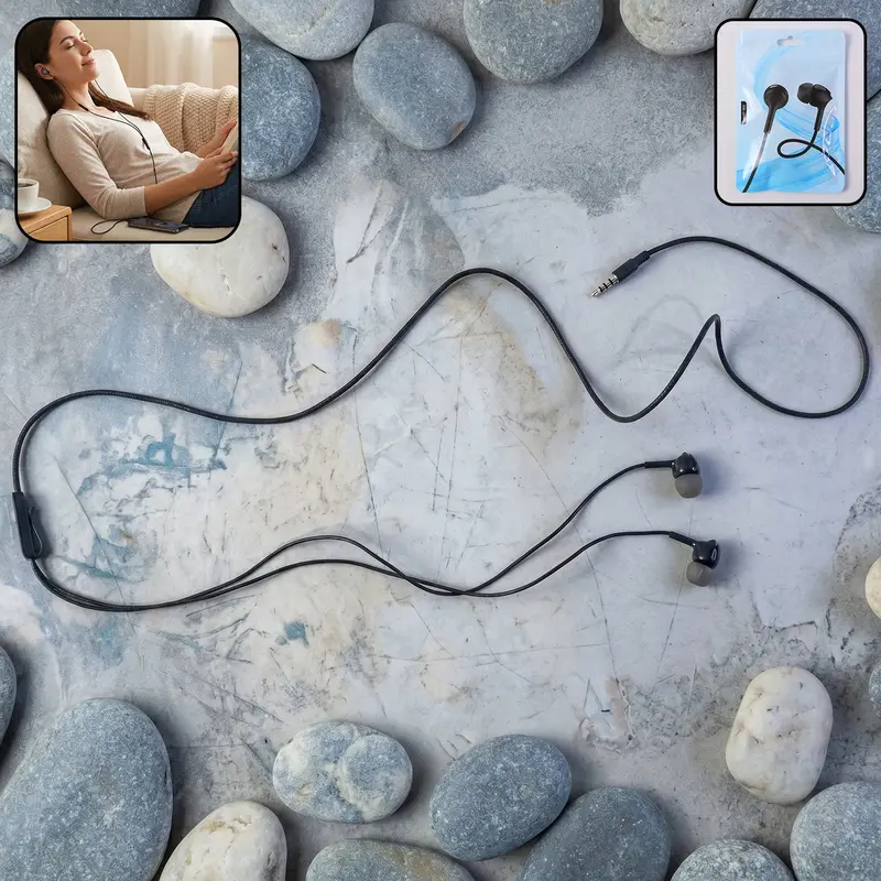 High-Fidelity Wired Earphones With 3.5 Mm Jack & Crisp Stereo Audio 1