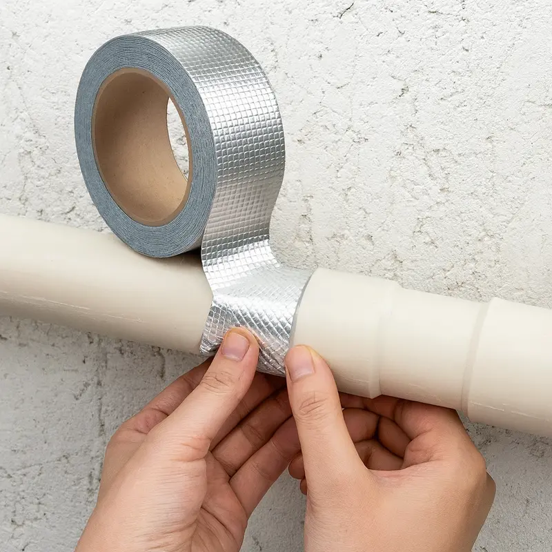 High-Temperature Aluminum Foil Tape – Industrial-Grade Thermal Insulation (0.9 Mm) 1