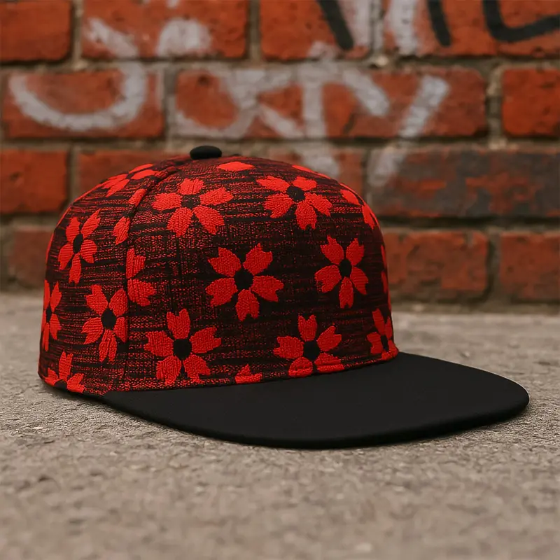 Hip Hop–Inspired Classic Snapback Cap 1