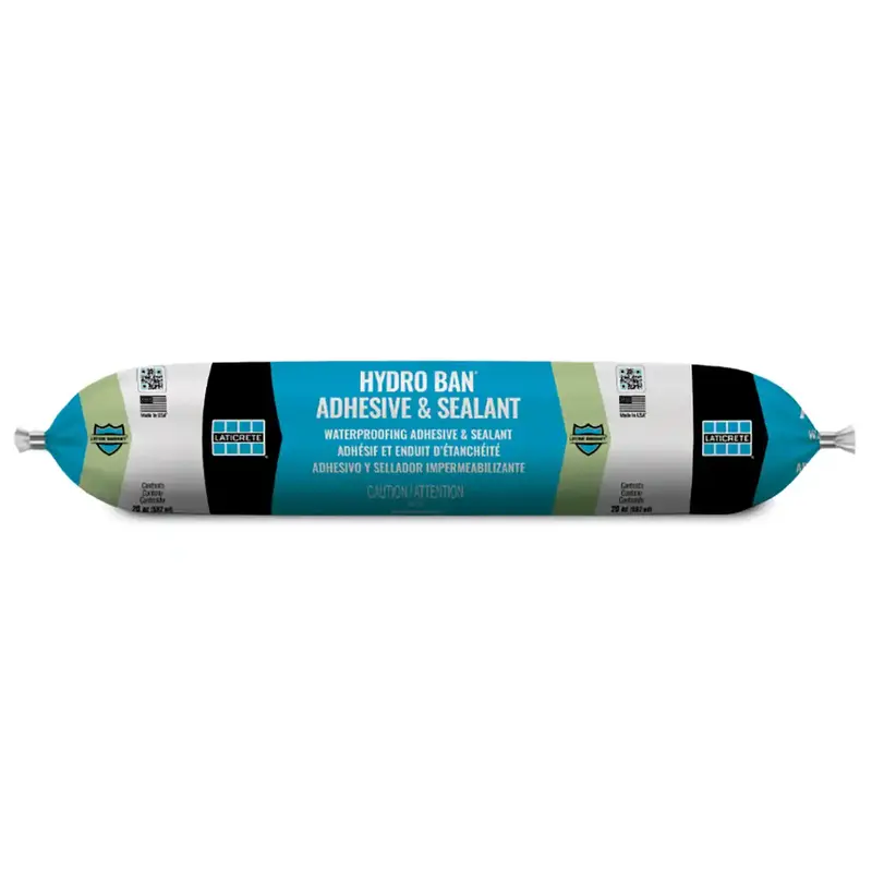 Hydro Ban Adhesive And Sealant – 20-Ounce Sausage Pack For Waterproof Joints 1