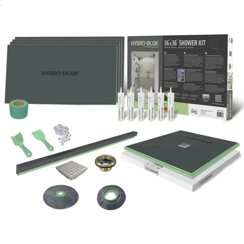 Hydro-Blok Classic Shower Pan Kit 1