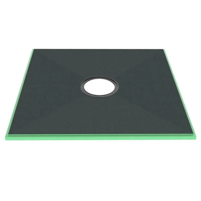 Hydro-Blok Low-Profile Center Drain Shower Pan Kits 13