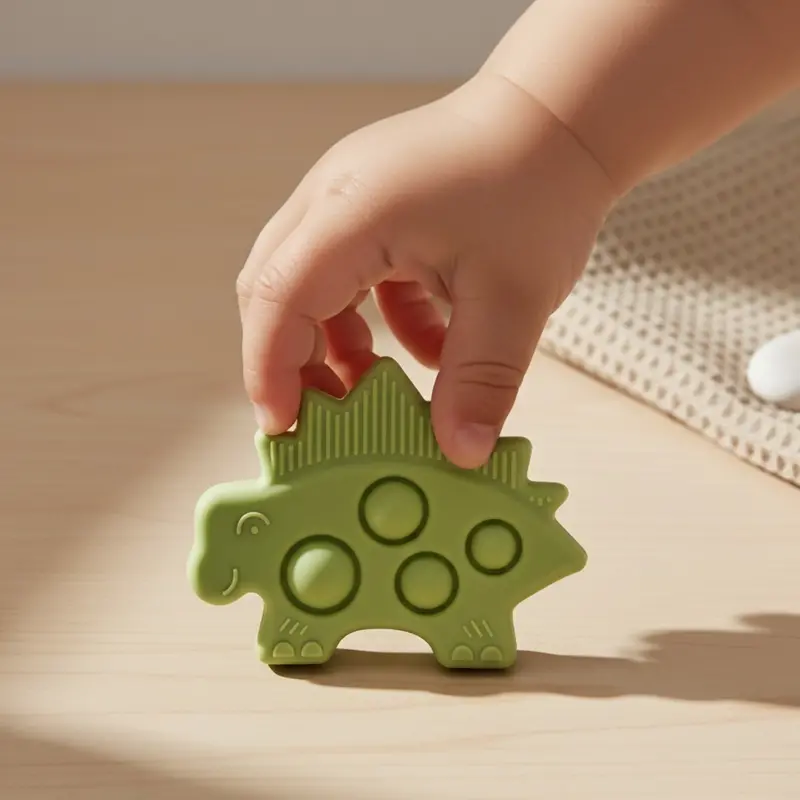Hypoallergenic Pop-It Silicone Teether – Soft Baby Chew Toy 1