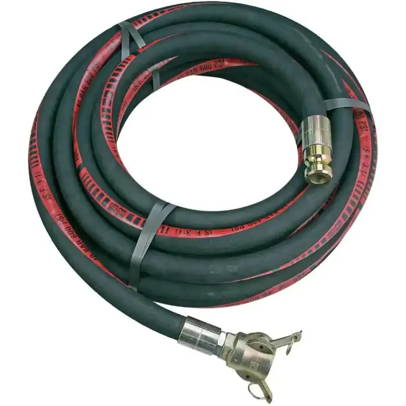 Imer 33-Foot, 1-Inch Diameter Air Hose With Heavy-Duty Camlock Couplings 1