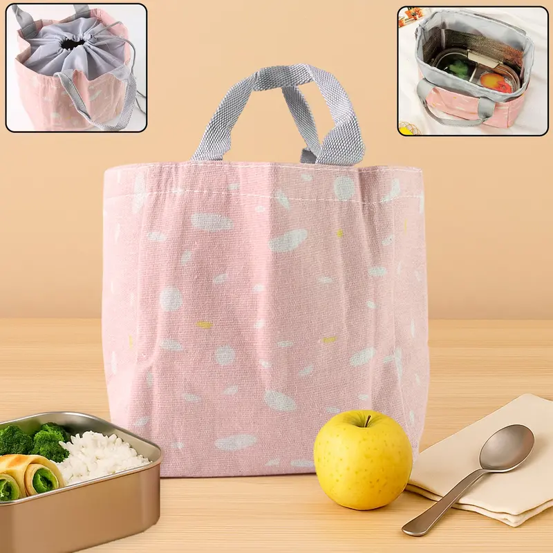 Insulated Reusable Lunch Bag For Adults – Stylish Mixed Designs 1