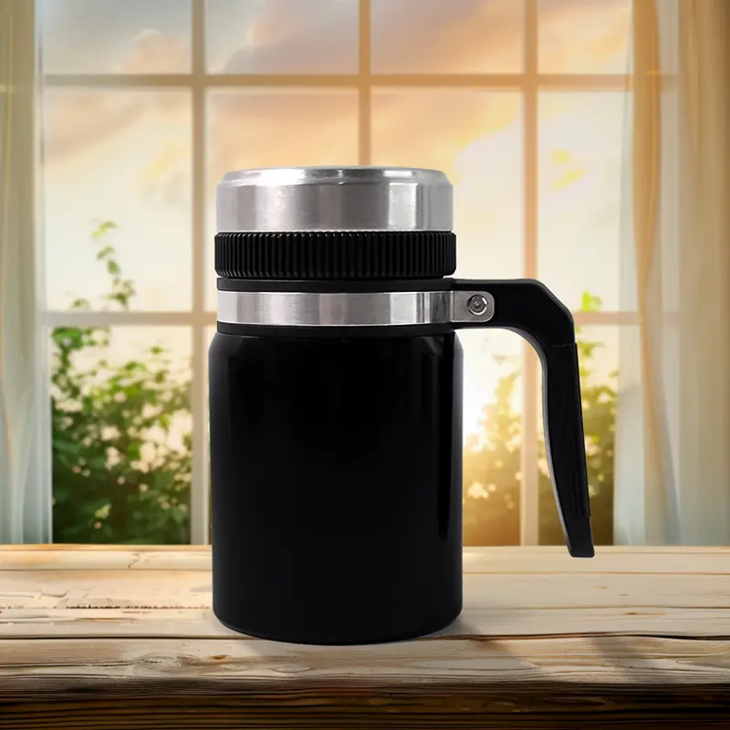 Insulated Stainless Steel Coffee Tumbler – Non-Slip, Heat-Resistant (600 Ml) 1