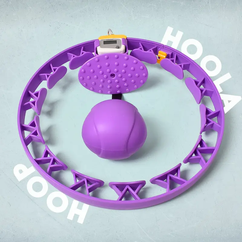 Intelligent Hula Hoop With Counting Display & Detachable Ball – Premium Packaging Included 1