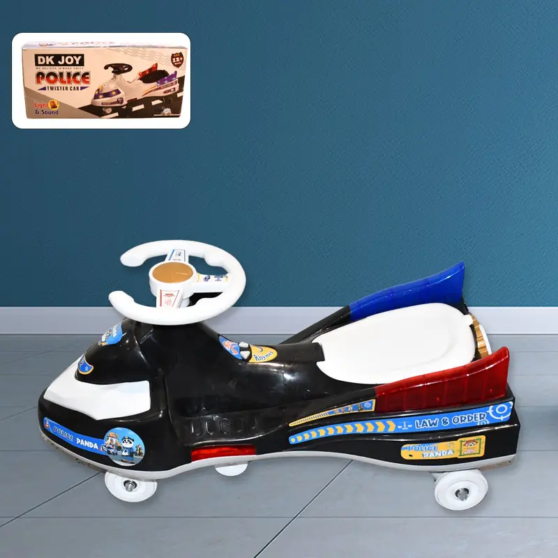 Interactive Police-Themed Ride-On Toy Car For Children – Lights & Music 1