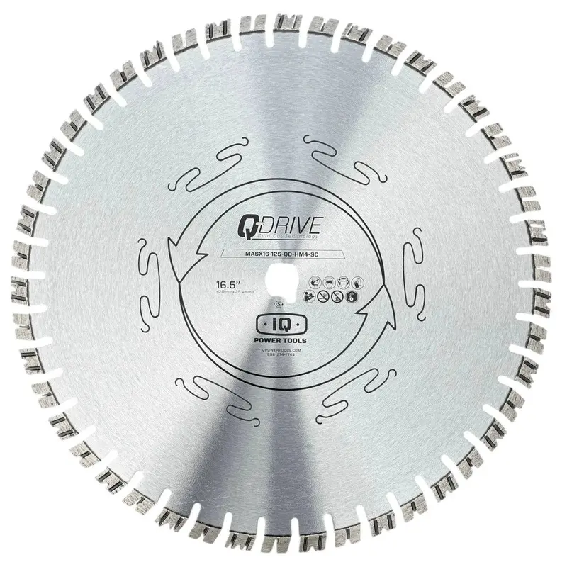 Iq Power Tools 16.5" Silent Core Blade For Extreme Hard Materials 1
