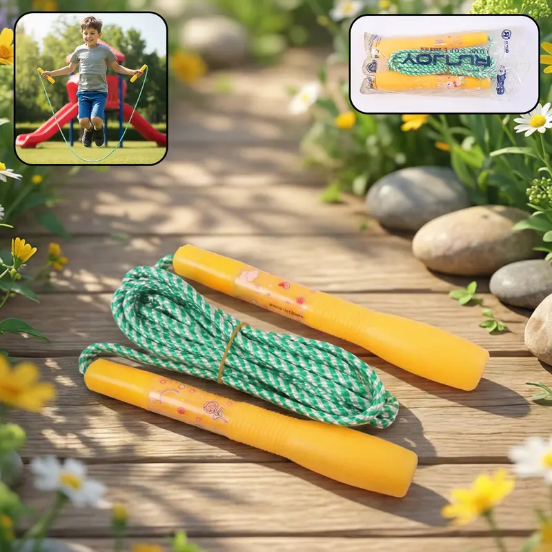 Kids’ Adjustable Jump Rope – Durable Skipping Set For Boys & Girls 1