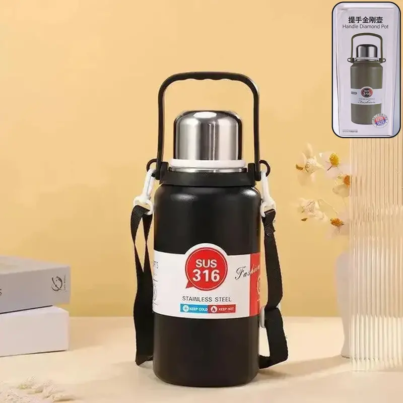 Large-Capacity Airtight Thermos – 1200 Ml Stainless Steel Flask 1