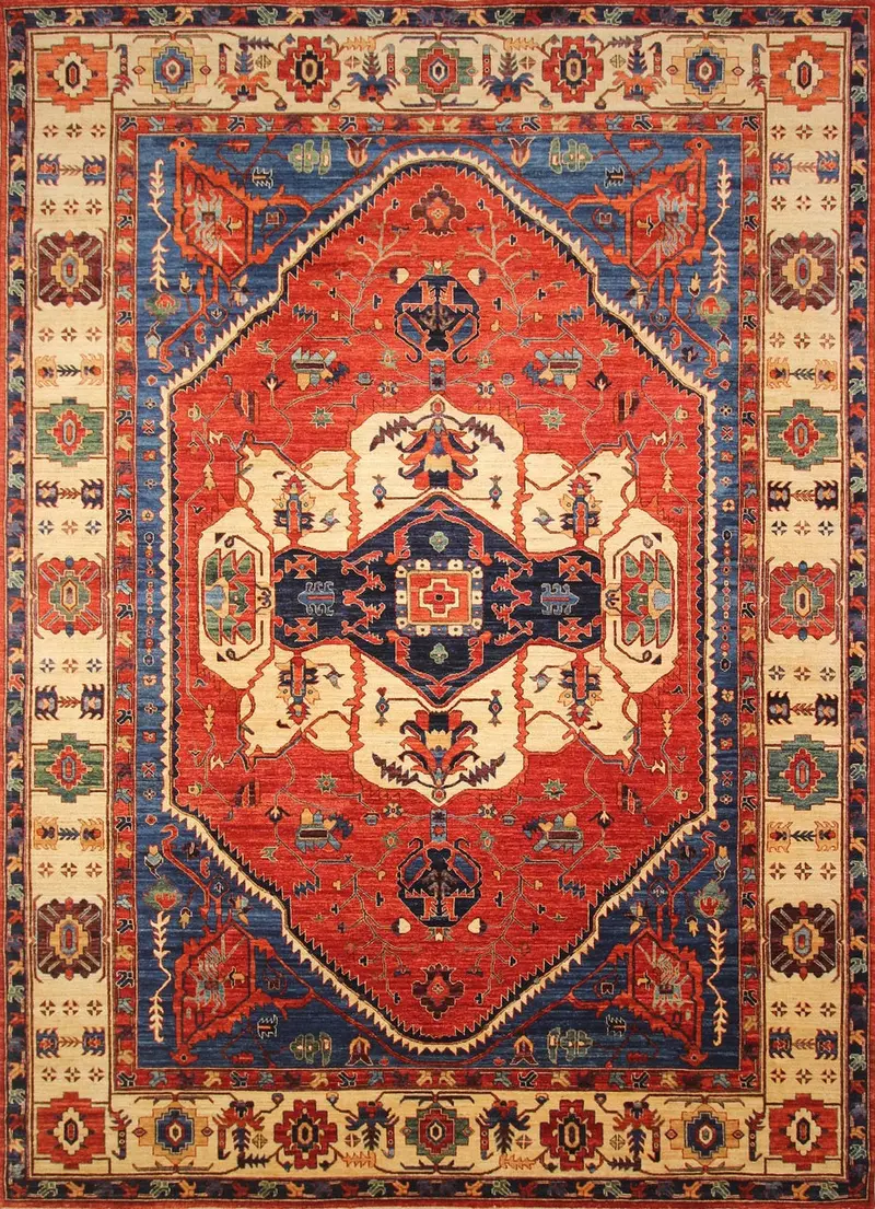 Large Heriz-Design Nomad Rug (Ar83657), 9'9" X 13'5" 1