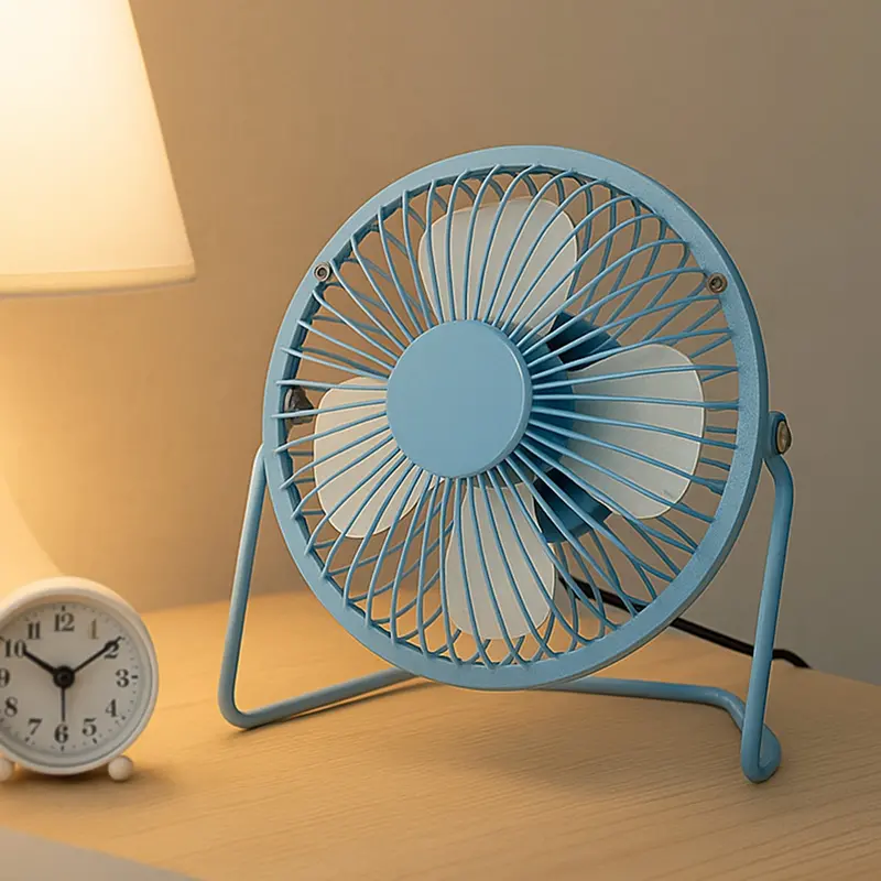 Large Usb Desk Fan – High-Airflow Metal Personal Fan For Home, Office & Classroom 1