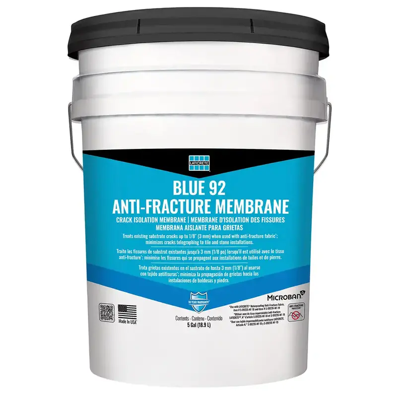 Laticrete Blue 92 Anti-Fracture Membrane – 5-Gallon Liquid Formulation 1
