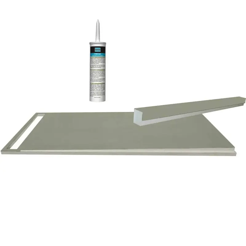 Laticrete Hydro Ban Pre-Sloped Linear Drain Shower Pan Assembly 1