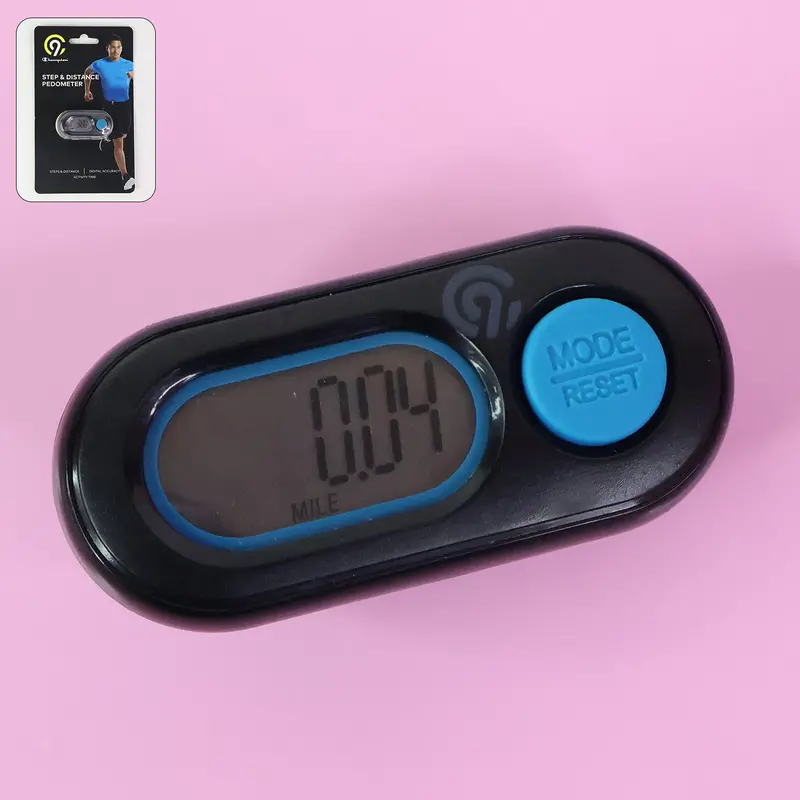 Lcd Digital Pedometer Tracking Steps, Distance, And Calories 1