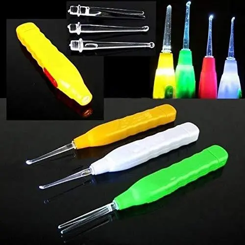 Led Earpick With Built-In Flashlight & Tweezer – Dual-Function Hygiene Tool 1