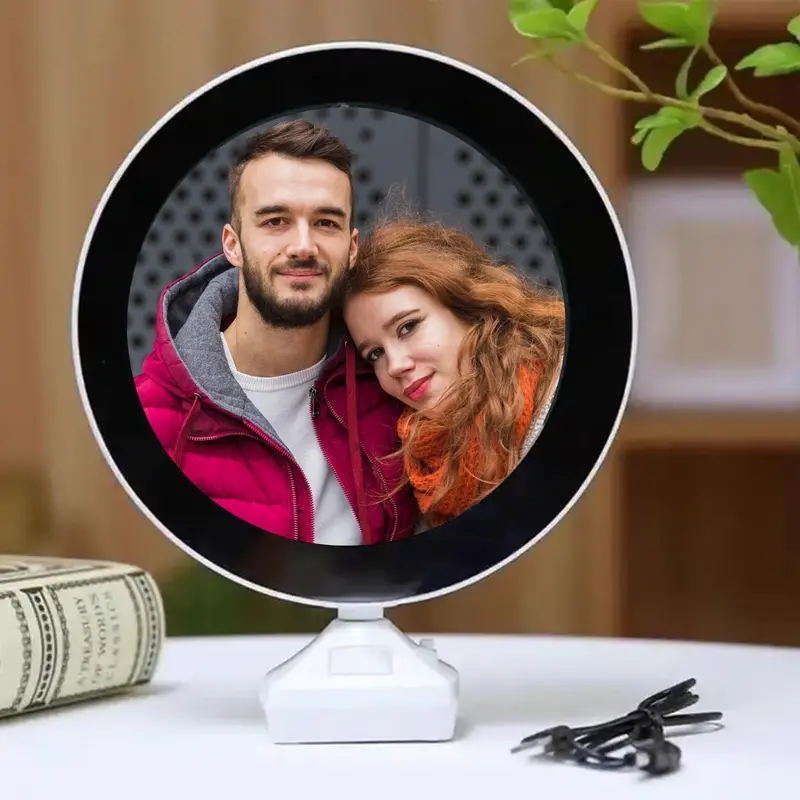 Led-Illuminated Dual-Function Mirror And Photo Frame 1