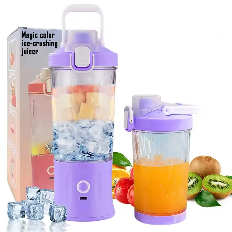 Led-Illuminated Electric Juicer Blender – 8-Blade, 600 Ml Capacity 1