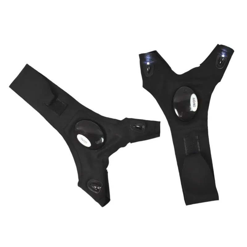 Led Illuminated Work Gloves – Hands-Free Lighting For Men And Outdoor Use (Pair) 1