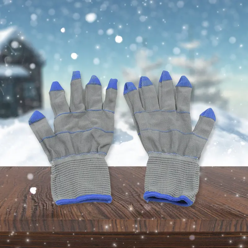 Light-Duty Cut-Proof Nylon Gloves – Heat-Resistant, Flexible Hand Protection (1 Pair) 1