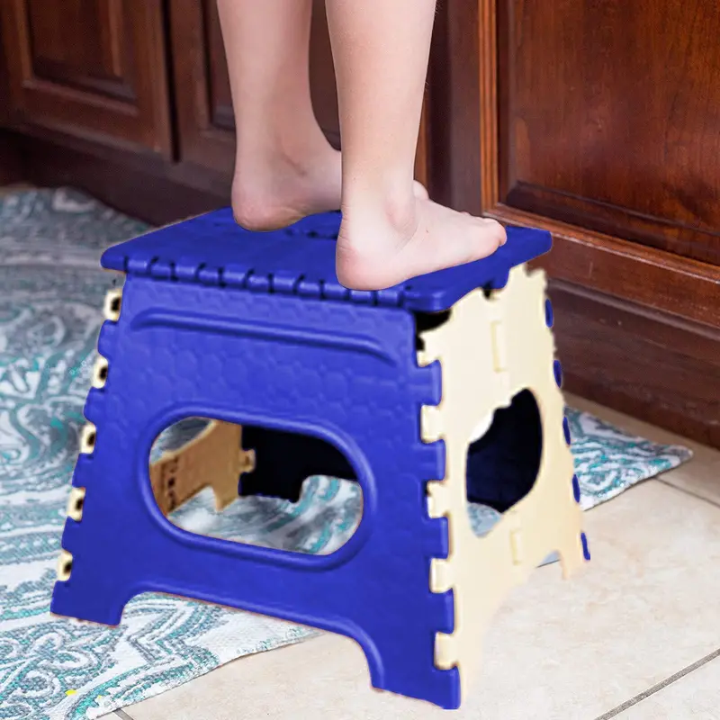 Lightweight Folding Step Stool – 12-Inch Height For Adults & Children 1