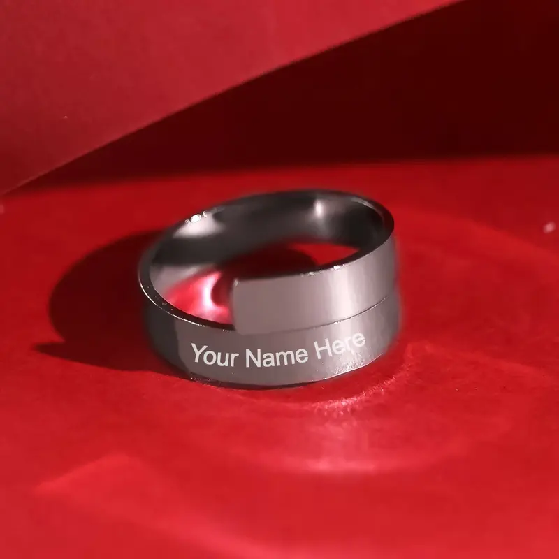 Lightweight Titanium Ring – Custom Engraved For Lasting Wear 1