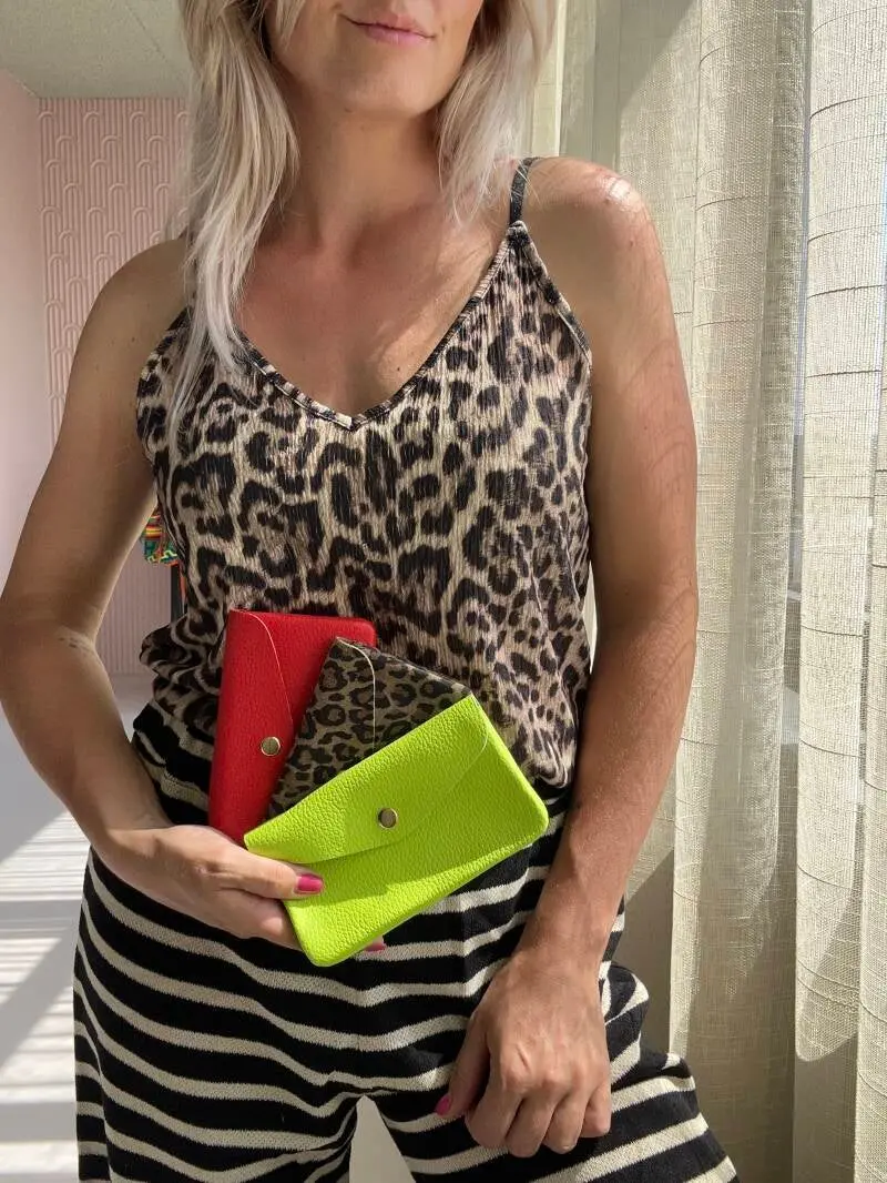 Lime Green Wallet 1