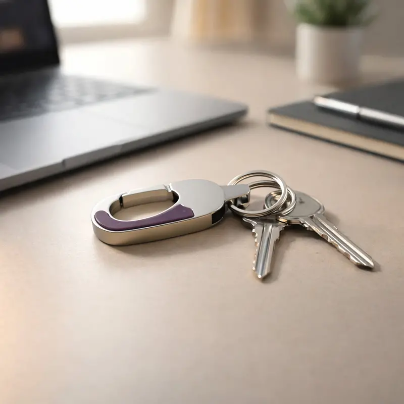 Locking Carabiner Keychain – Premium Stainless Steel Secure Clip 1