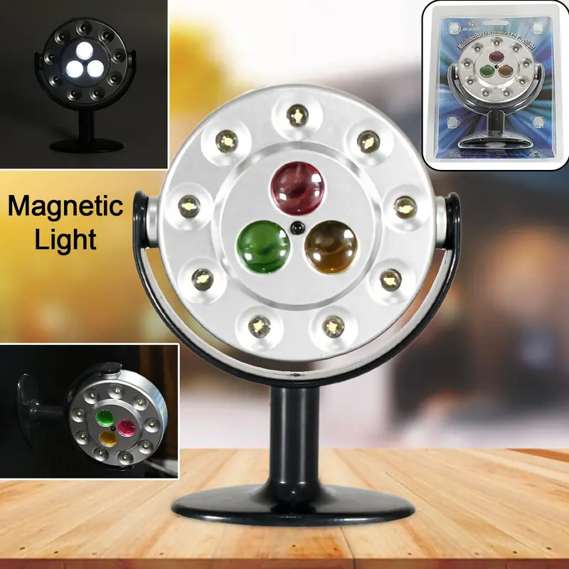 Magnetic High-Lumen Led Flashlight – Waterproof, Hands-Free Utility Light With Strong Magnet Base And Multiple Brightness Modes 1