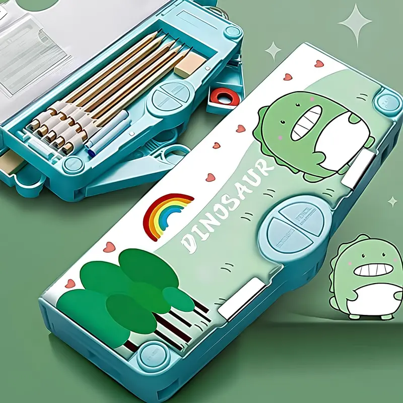 Magnetic Pop-Up Pencil Case For Children – Compact School Supply Organizer 1