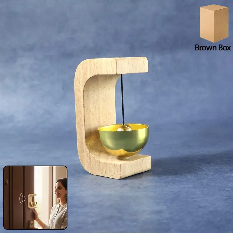 Magnetic Zen Singing Bowl With Wooden Display Stand – Meditation & Mindfulness Tool 1