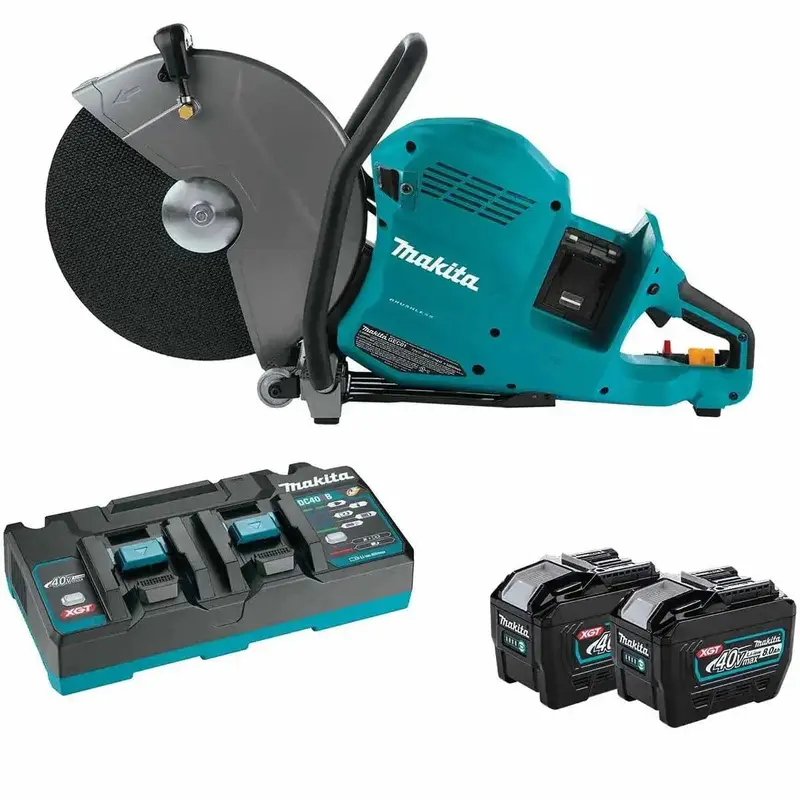 Makita Xgt 80V Max Dual-Battery 14-Inch Brushless Power Cutter Kit 1