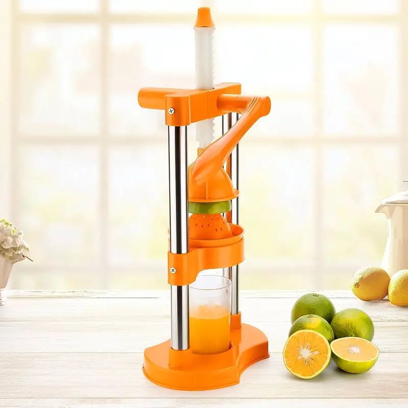 Manual Citrus Juicer Press – Hand-Operated Squeezer For Oranges, Lemons & Limes 1