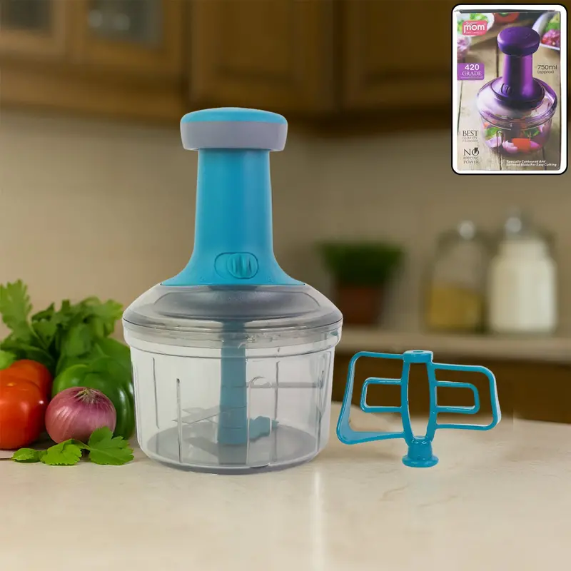 Manual Push Chopper For Vegetables – 750Ml Premium Supermom Cutter 1