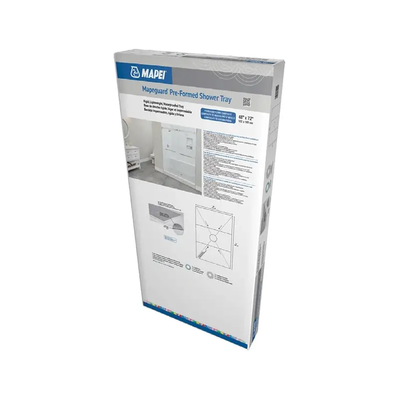 Mapeguard Rigid Preformed Shower Base Tray With Slope 1