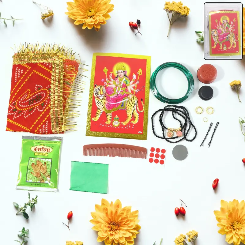 Mataji Shringar Puja Box – Complete Ritual & Decoration Kit 1
