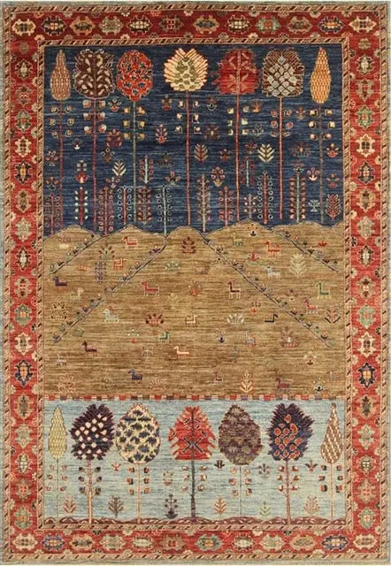 Medium Gabbeh Nomad Rug (Ar88633), 5'7" X 8'0" 1